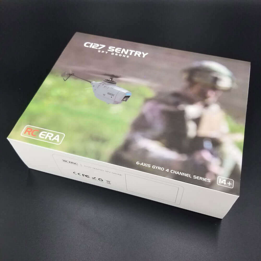 C127 Single Blade Helicopter Drone - 6-Axis Gyro, WiFi FPV, Nano HD Camera Toy - www.Shopthatapp.com #