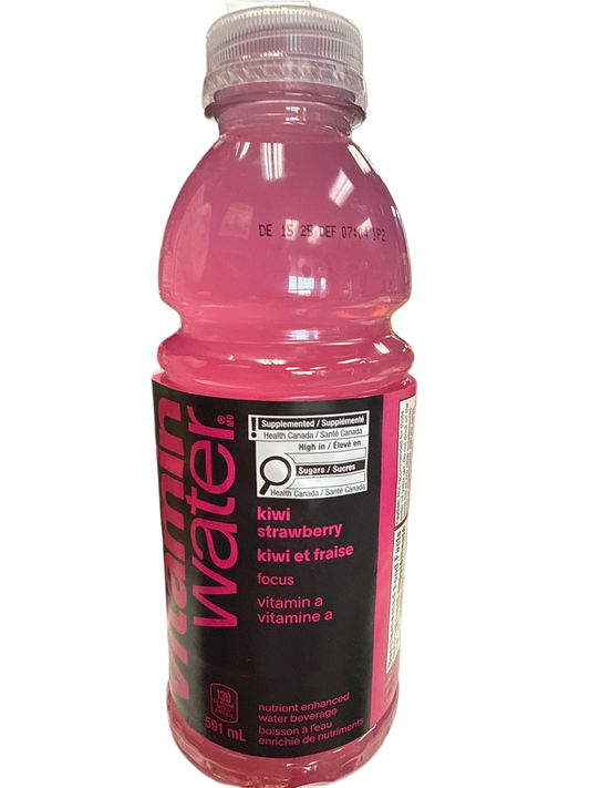 Vitamin Water Kiwi Strawberry Flavour 591ML - Canadian Edition