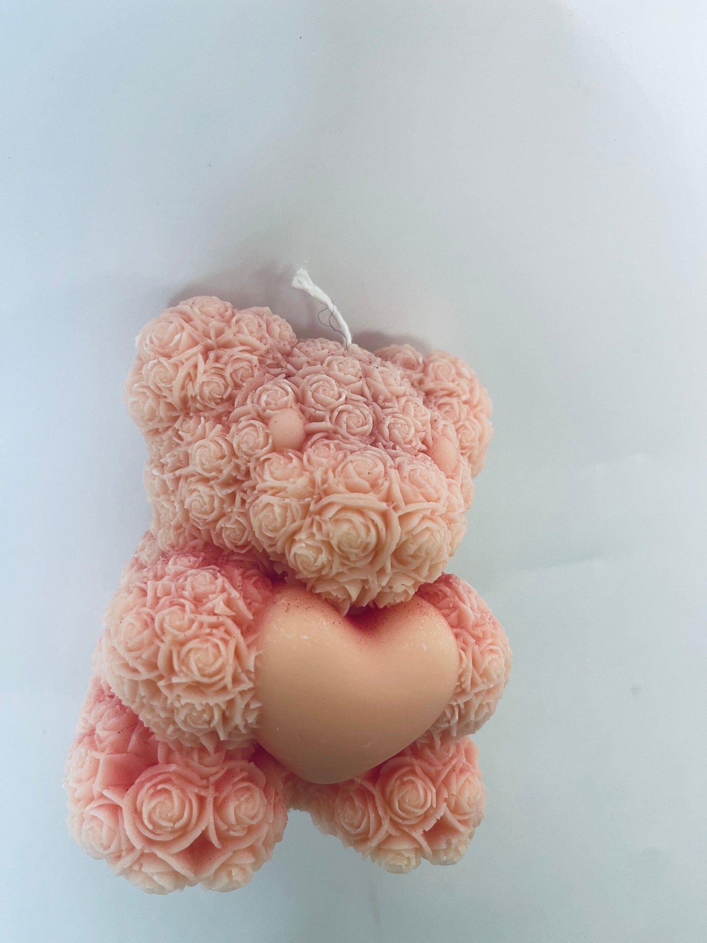 Rose Teddy Bear Candle