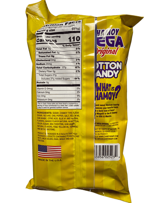 Chamoy Mega Original Mango-Chamoy Flavoured Cotton Candy 88G - U.S Edition - www.Shopthatapp.com