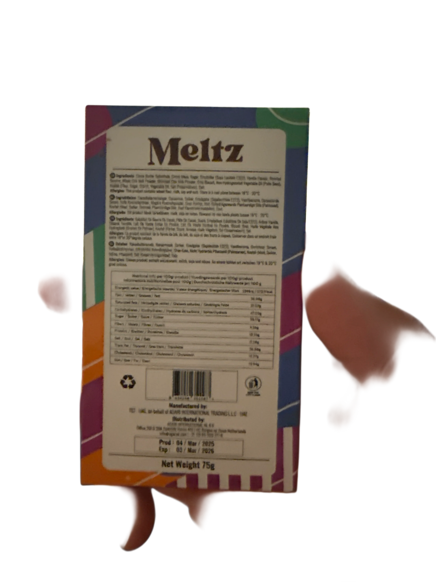 Meltz Dubai Chocolate Oreo Knafeh Flavour 75G - Dubai Edition - www.Shopthatapp.com
