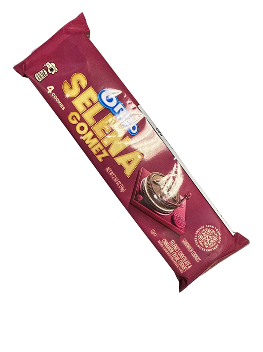 Oreo Selena Gomez Chocolate and Cinnamon Cream Cookies 58G - U.S Edition - www.Shopthatapp.com