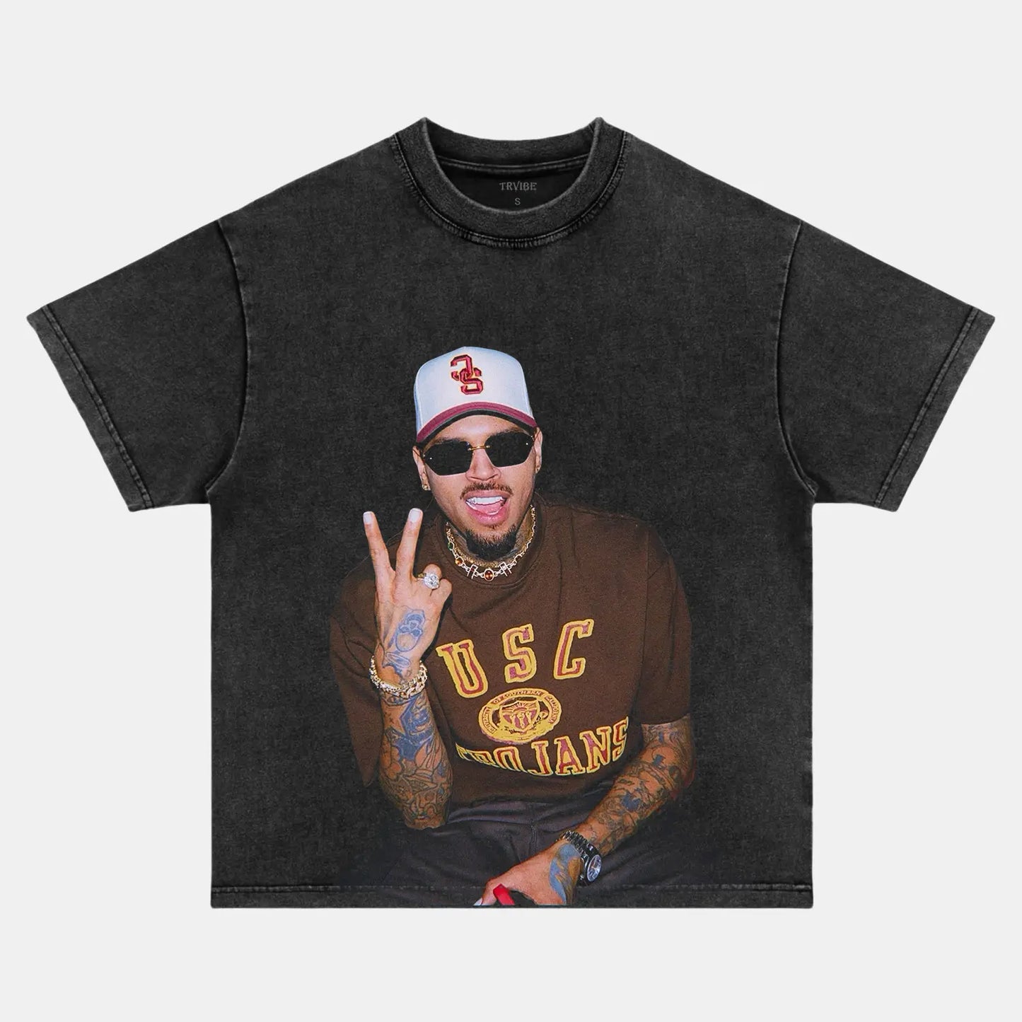 Chris Brown: Music Icon Tee V3 - www.Shopthatapp.com