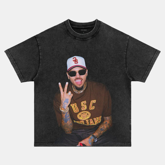 Chris Brown: Music Icon Tee V3 - www.Shopthatapp.com