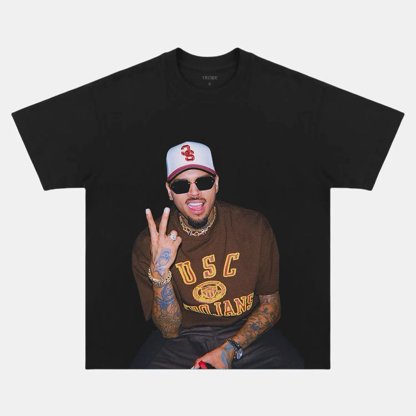 Chris Brown: Music Icon Tee V3 - www.Shopthatapp.com