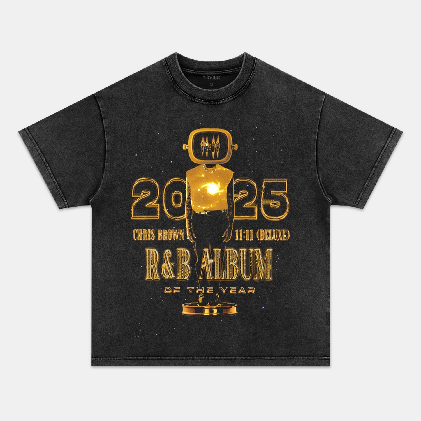 Chris Brown: Muic Icon Tee V8 - www.Shopthatapp.com