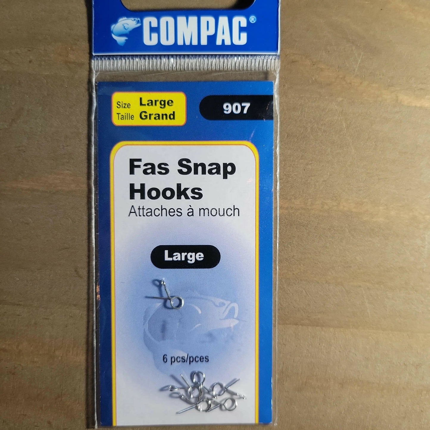 COMPAC Fas Snap Hooks Large 6pack - www.Shopthatapp.com