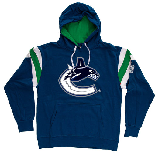 Vancouver Canucks Varsity Retro Style Hoodie - www.Shopthatapp.com