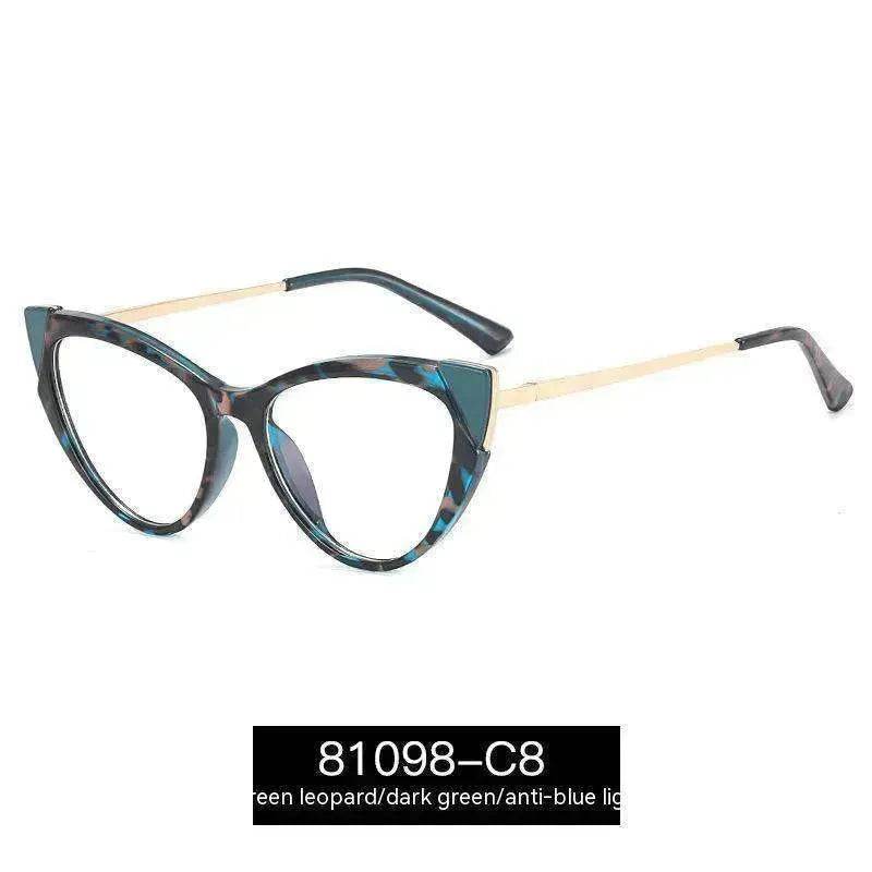 Cat Eye Anti-blue Light Large Frame Slim Look Optical Glasses - www.Shopthatapp.com