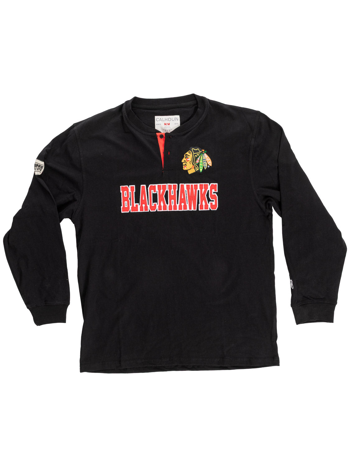 NHL Chicago Blackhawks Long Sleeve Henley - www.Shopthatapp.com