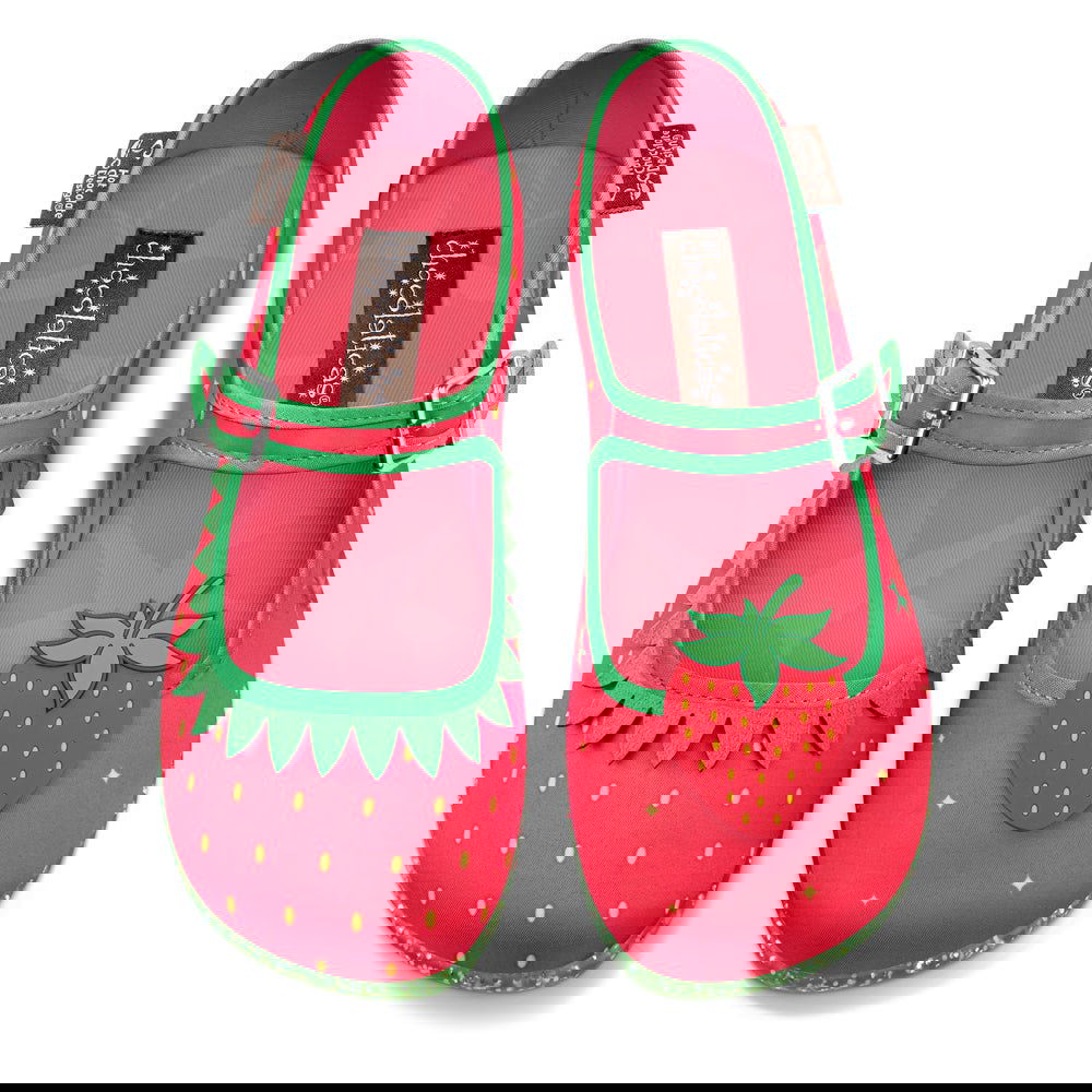 Chocolaticas® BERRY BLISS Women's Mary Jane Flat - Www.Shopthatapp.com