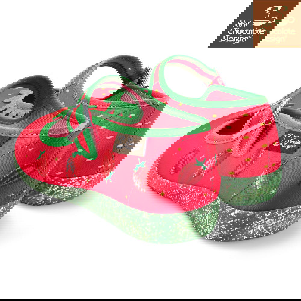 Chocolaticas® BERRY BLISS Women's Mary Jane Flat - Www.Shopthatapp.com