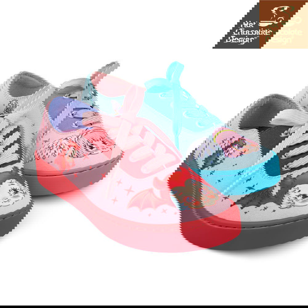 Chocolaticas® CHERUB AND DEVIL Sneakers - Www.Shopthatapp.com