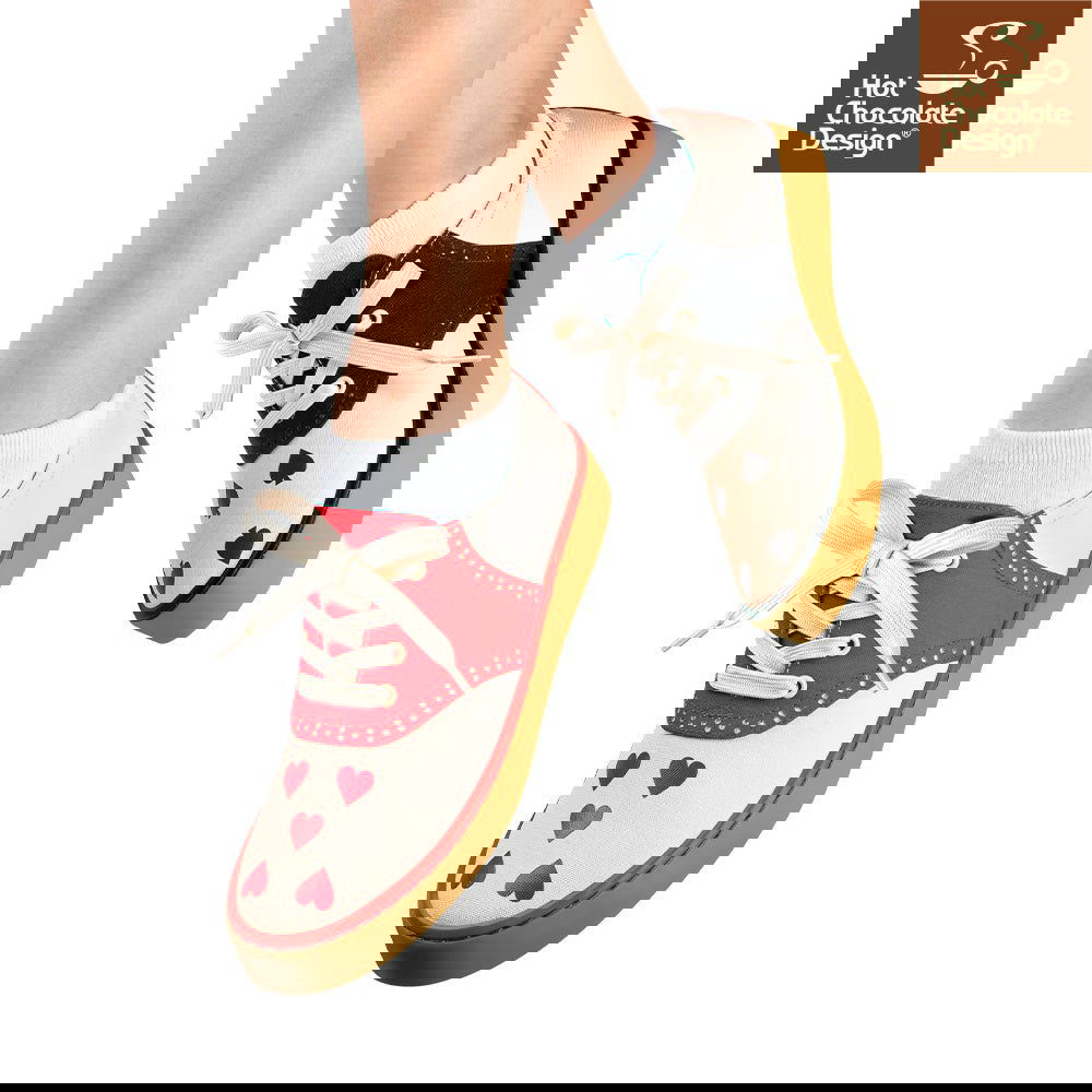 Chocolaticas® HEARTS Sneakers - Www.Shopthatapp.com