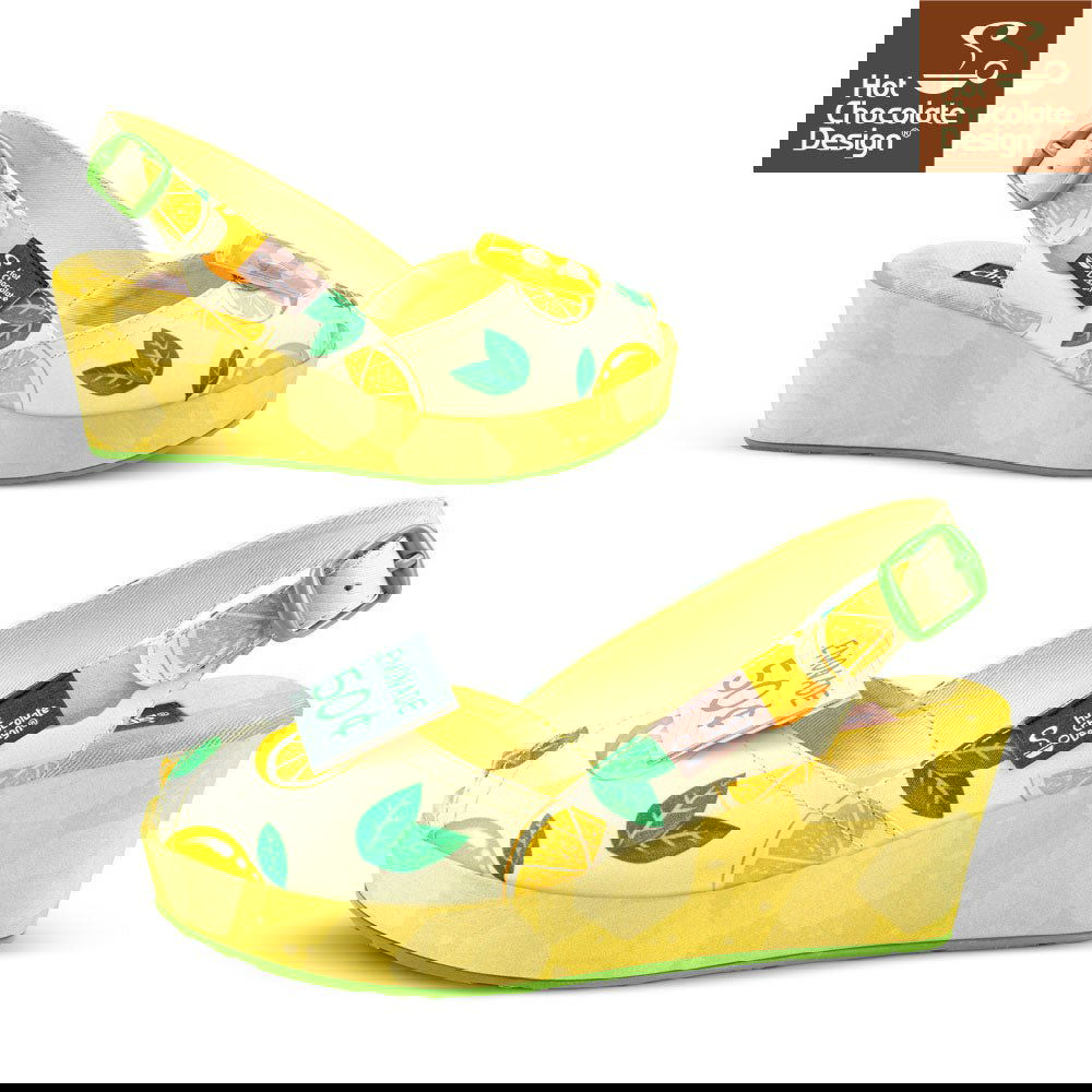 Chocolaticas® LEMONADE STAND Women's Sandal - Www.Shopthatapp.com