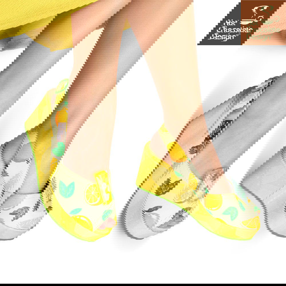 Chocolaticas® LEMONADE STAND Women's Sandal - Www.Shopthatapp.com