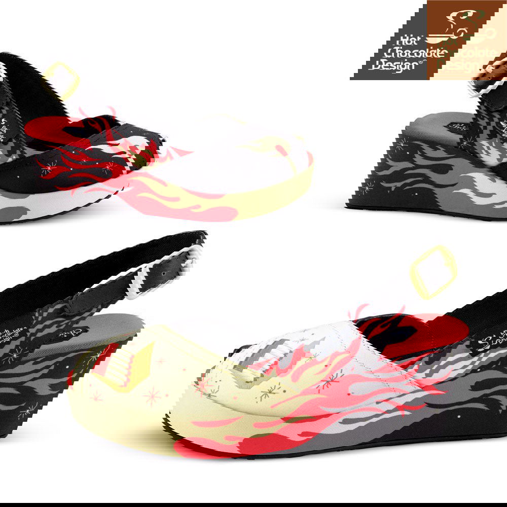 Chocolaticas® SHE IS ON FIRE Women's Sandal - Www.Shopthatapp.com