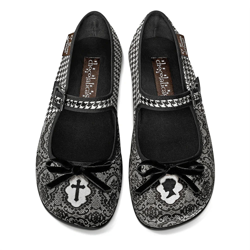 Chocolaticas® SIMONETTE Women's Mary Jane Flat - Www.Shopthatapp.com