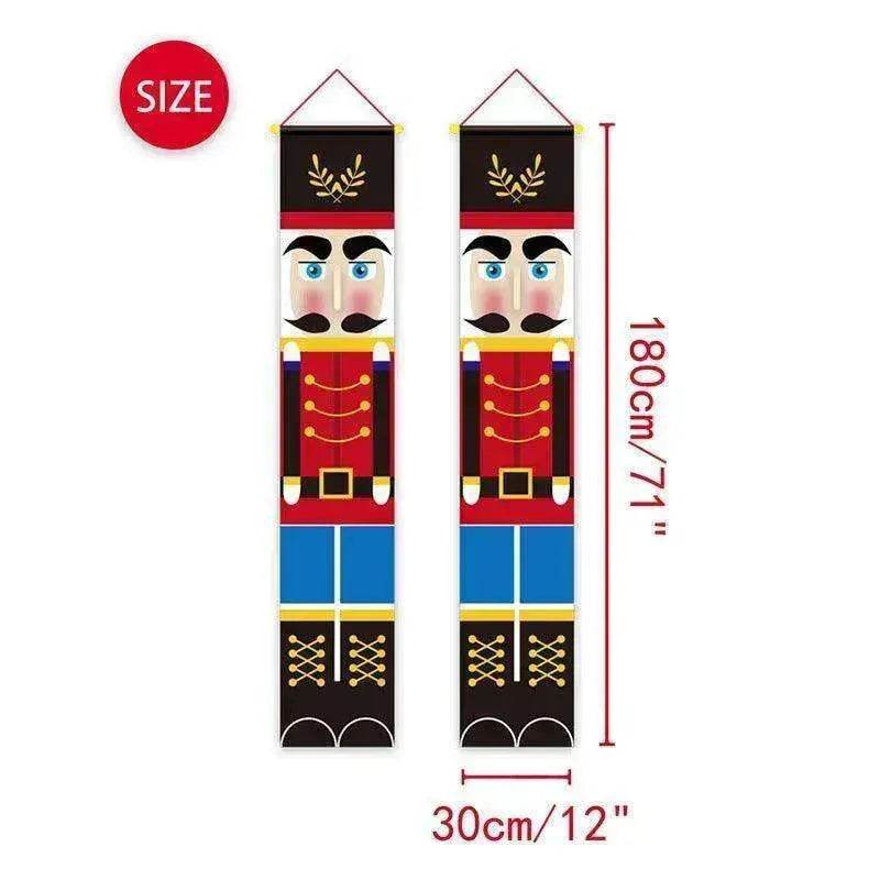 Christmas Decorations Walnut Soldier Couplet - www.Shopthatapp.com