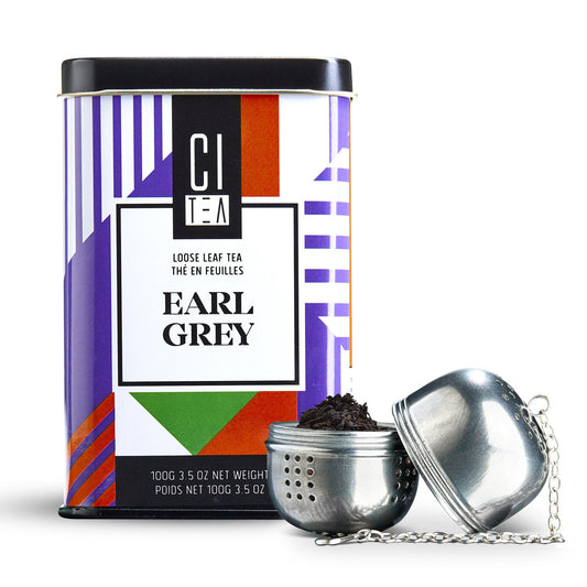 Earl Grey Loose Leaf Tea with Teaball - 100g - www.Shopthatapp.com