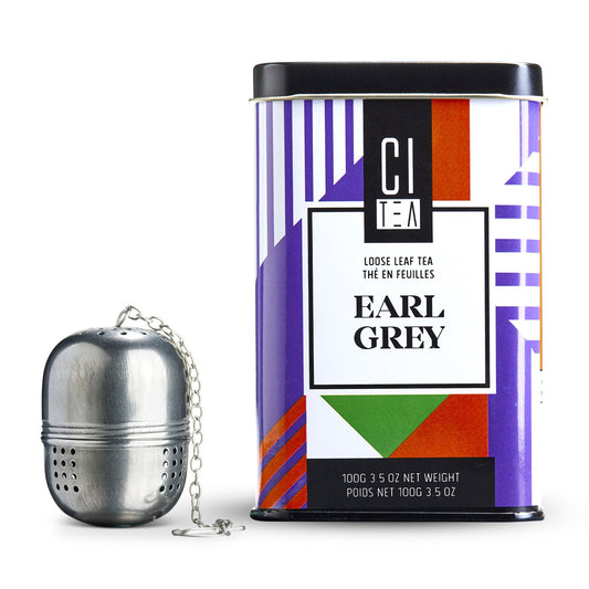 Earl Grey Loose Leaf Tea with Teaball - 100g - www.Shopthatapp.com