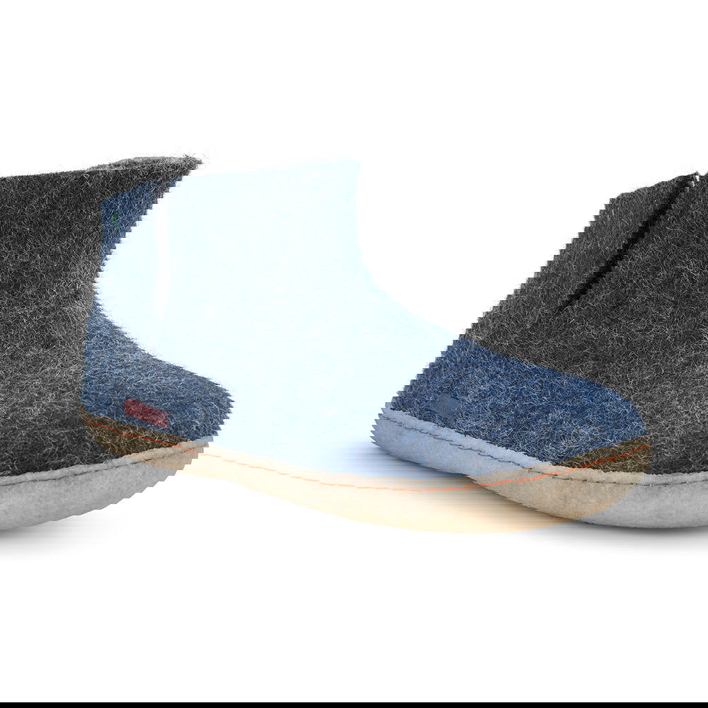 Classic Boot - Navy Blue with Rubber-Shoes-www.Shopthatapp.com-Size:49.0-Betterfelt Canada