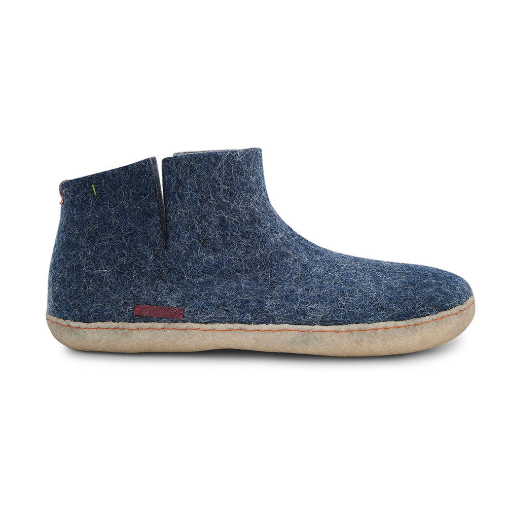 Classic Boot - Navy Blue with Rubber-Shoes-www.Shopthatapp.com-Betterfelt Canada