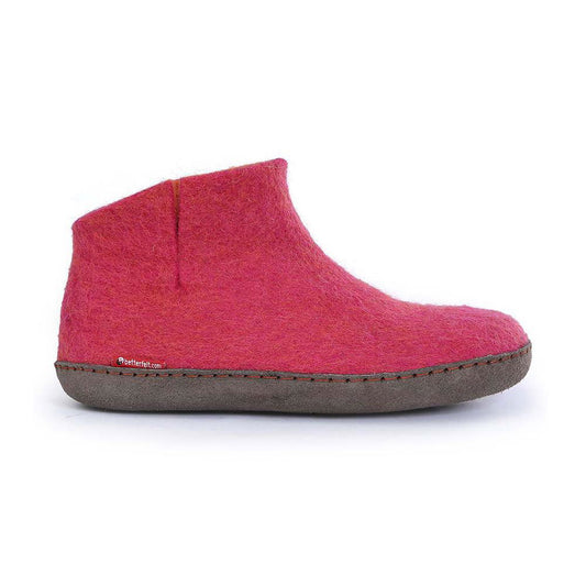 Classic Boot - Pink with Leather - www.Shopthatapp.com