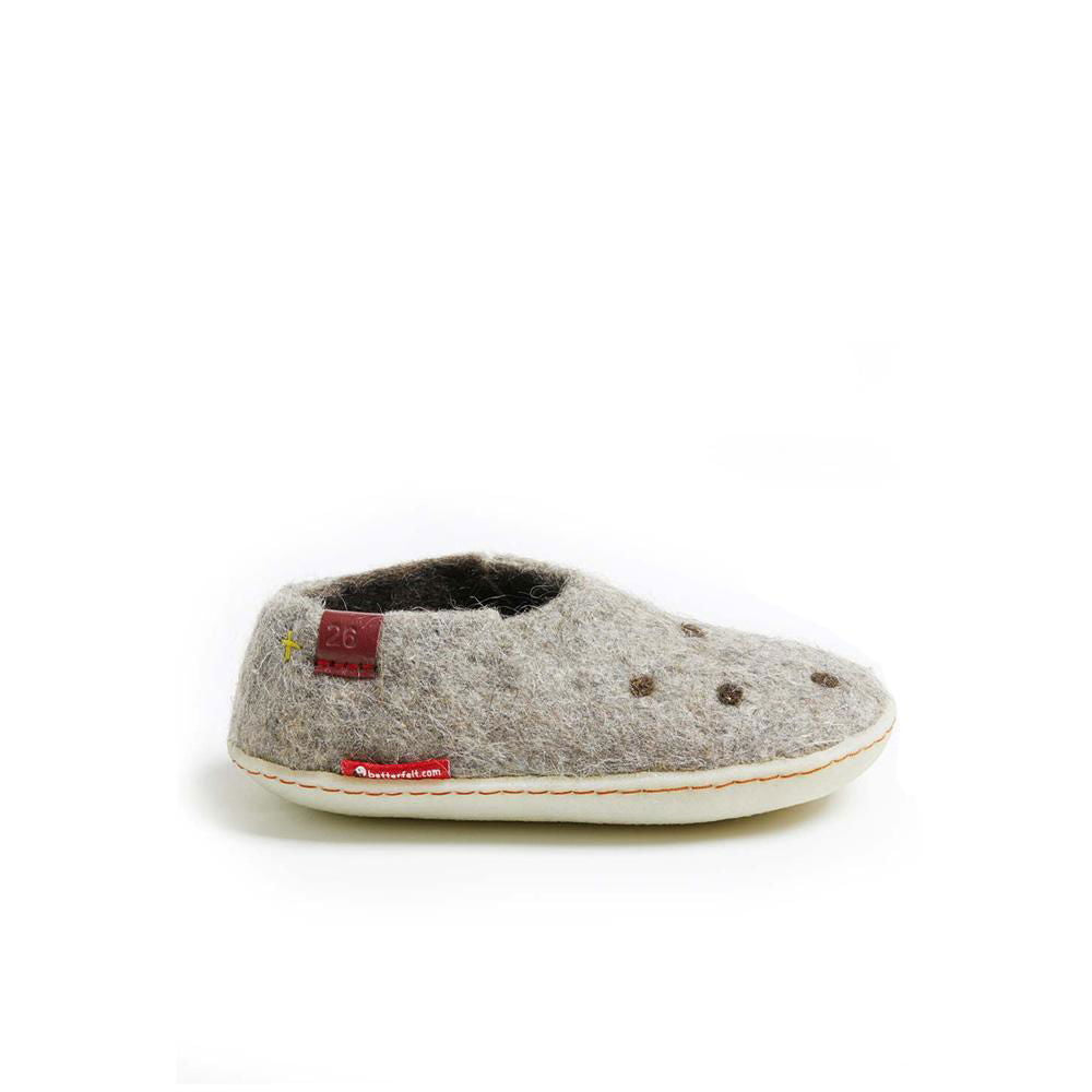 Classic Shoe for Kids - Grey with Rubber-Shoes-www.Shopthatapp.com-Betterfelt Canada