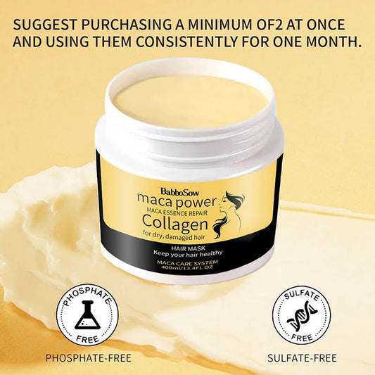 Collagen Hair Mask Nuts Oil Hair Conditioner - www.Shopthatapp.com