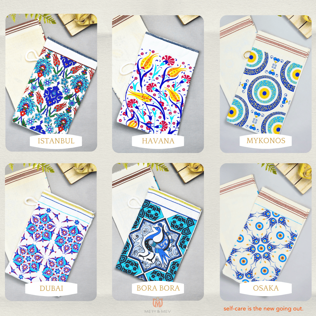 Exfoliating Gloves Family Bundle 4PC - www.Shopthatapp.com