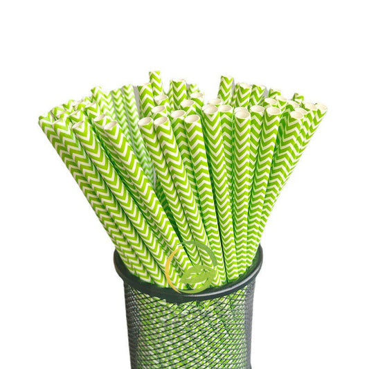 Color paper straws bronzing straws - www.Shopthatapp.com