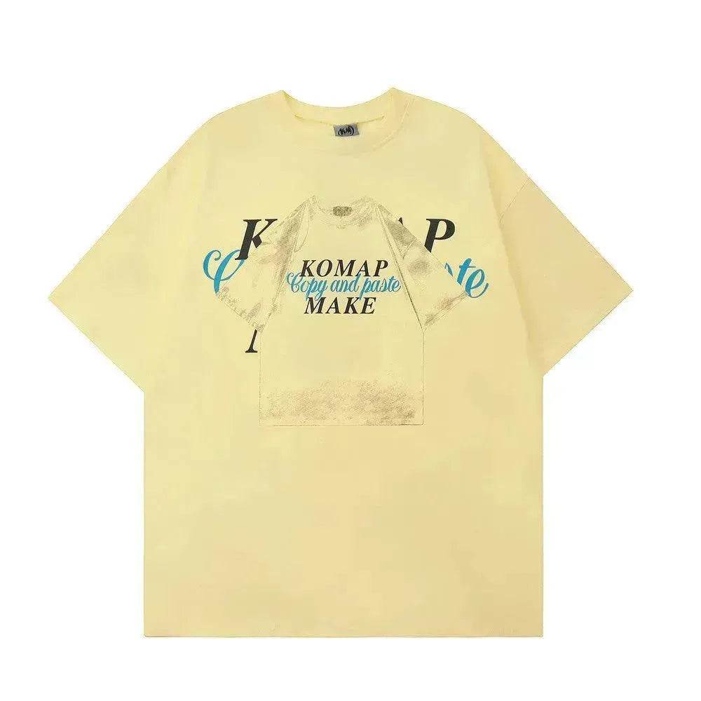 Creative Pattern Printed Short Sleeve - www.Shopthatapp.com #