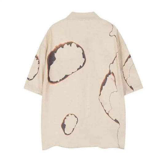 Creative Printing Casual Short-sleeved Shirt - www.Shopthatapp.com #