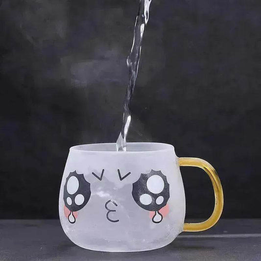 Cute Glass Expression Coffee Cup Mug - www.Shopthatapp.com
