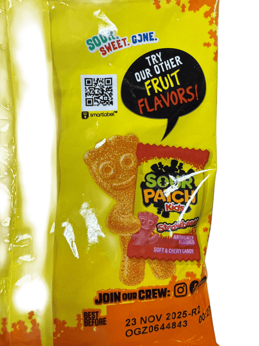 Sour Patch Kids Not So Sour Peach 101G - U.S Edition - www.Shopthatapp.com
