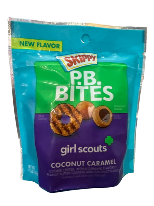 Skippy P.B Bites Girl Scout Coconut Caramel Bites 156G - U.S Edition - www.Shopthatapp.com