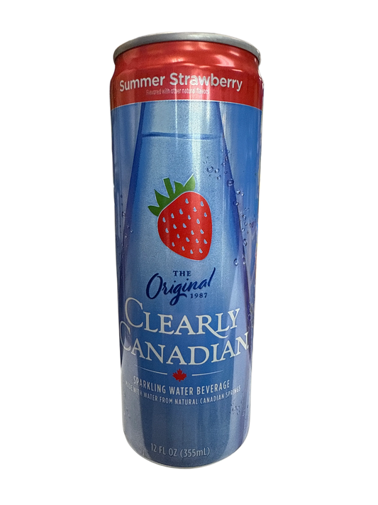 Clearly Canadian Summer Strawberry Flavour 355ML - Canadian Edition - www.Shopthatapp.com