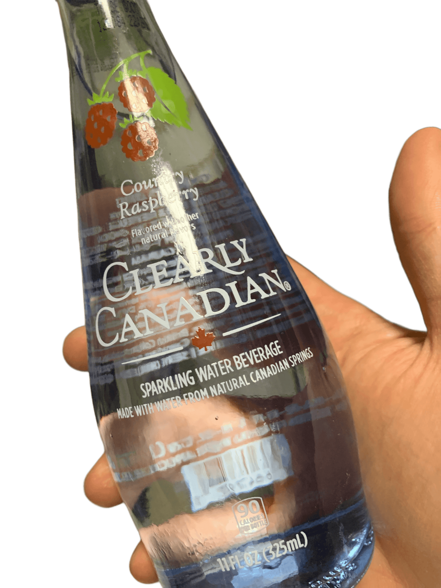 Clearly Canadian Sparkling Country Raspberry Bottle 325ML - Canadian Edition - www.Shopthatapp.com