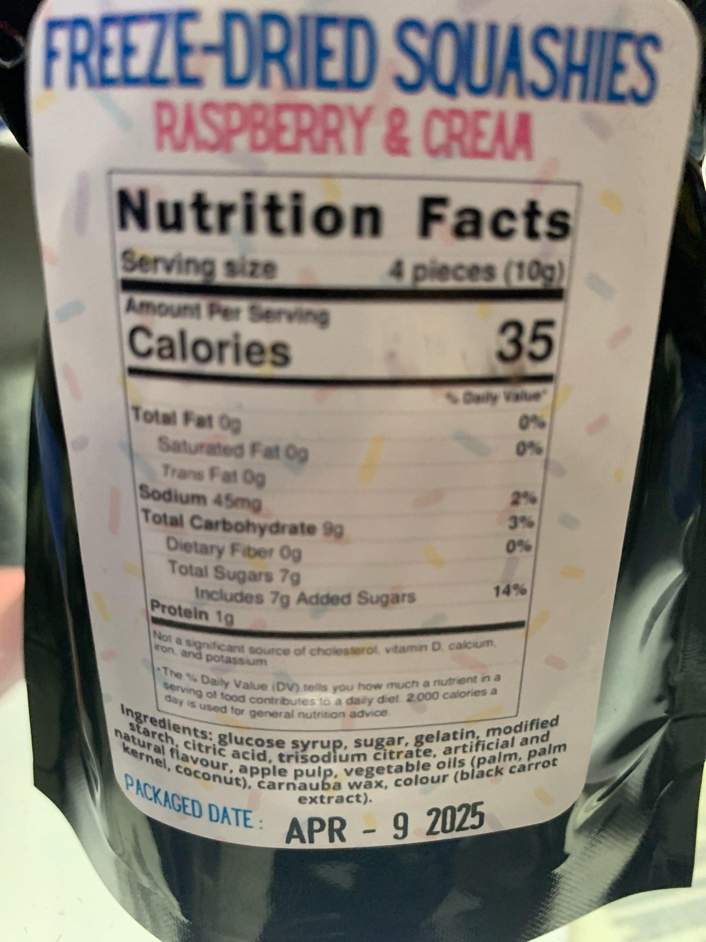 Extreme Snacks Freeze Dried Raspberry And Cream Squash 100G - Canadian Edition - www.Shopthatapp.com