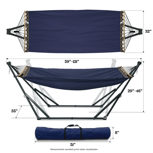 Tranquillo Universal Canvas Hammock - www.Shopthatapp.com