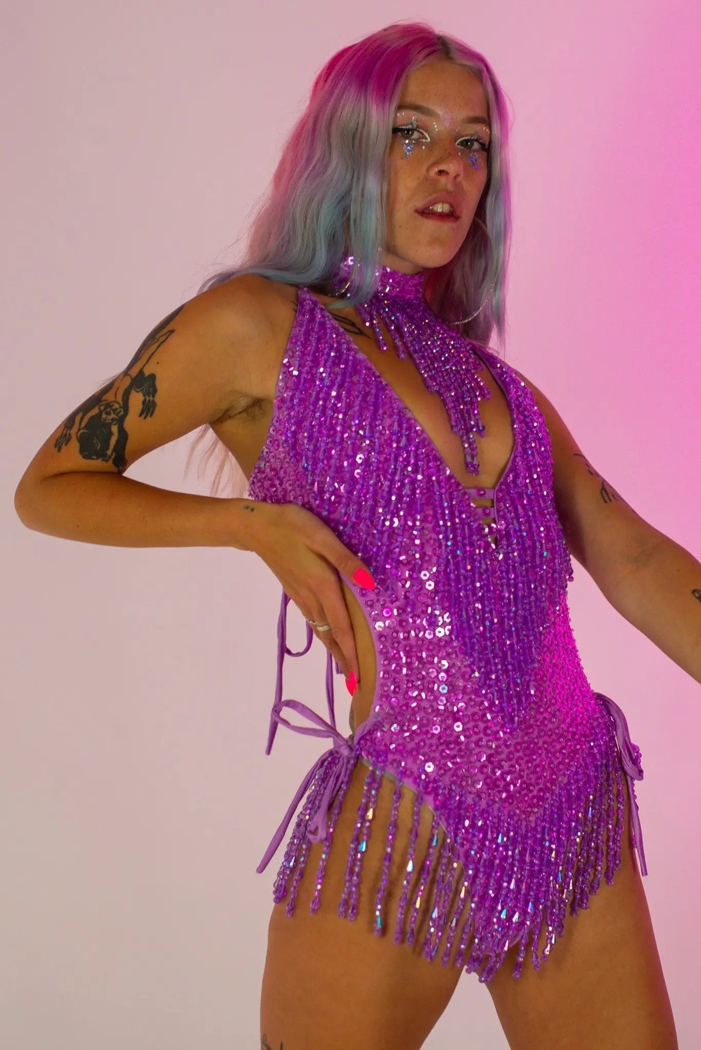 Sugar Plum Beaded Bodysuit
