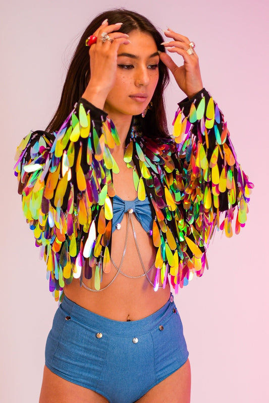 Angel Dust Jacket Iridescent - www.Shopthatapp.com