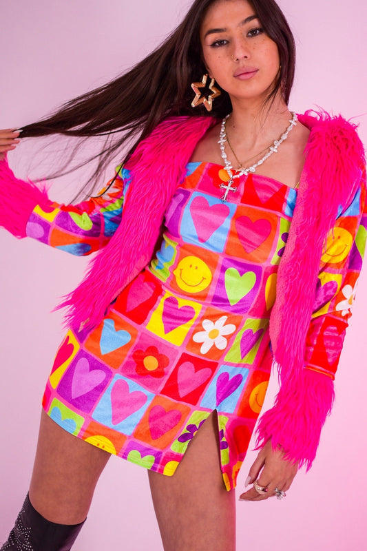 The Happy Daze Velvet Jacket - www.Shopthatapp.com