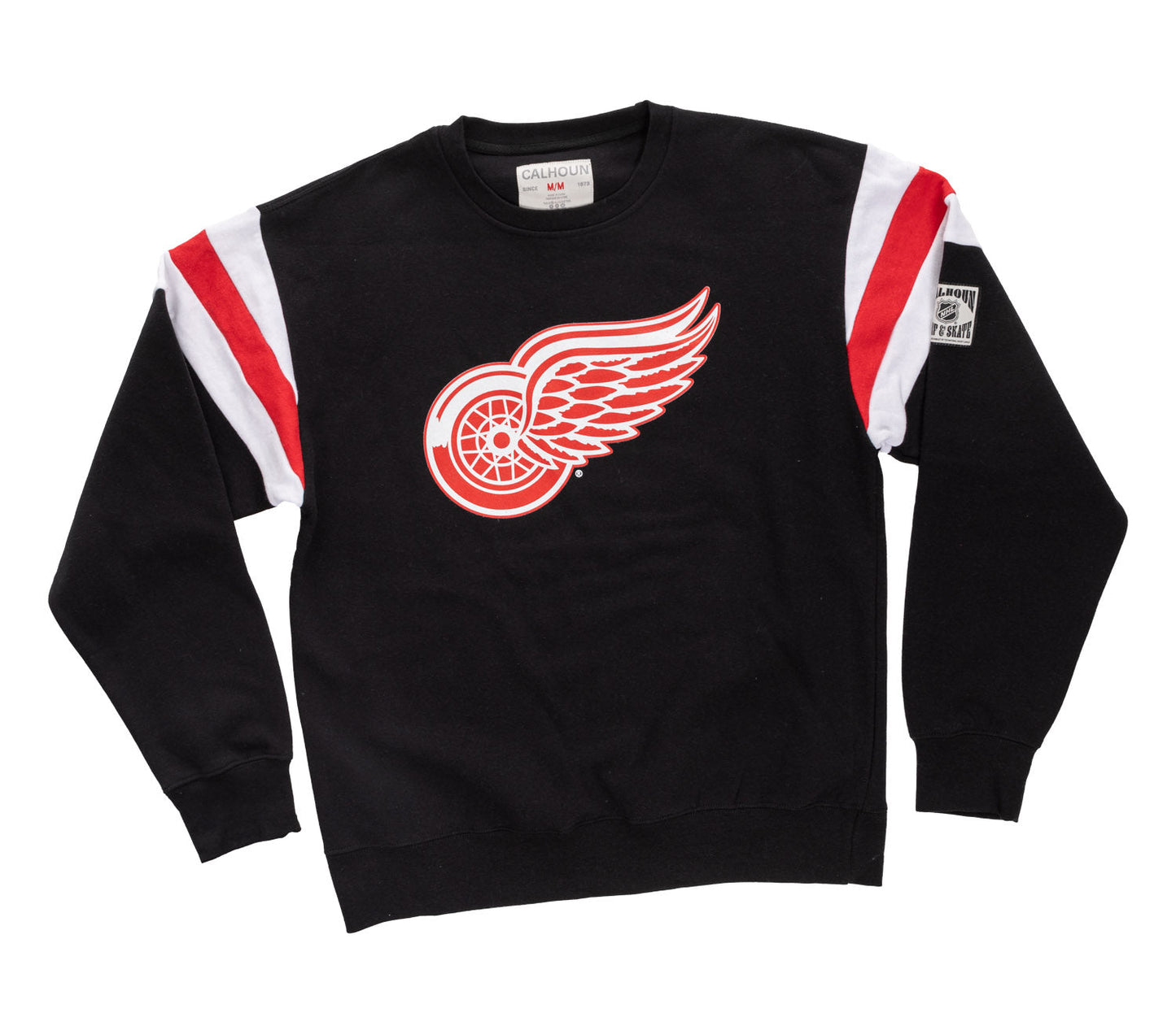 Detroit Red Wings Varsity Retro Style Crewneck Sweater - www.Shopthatapp.com