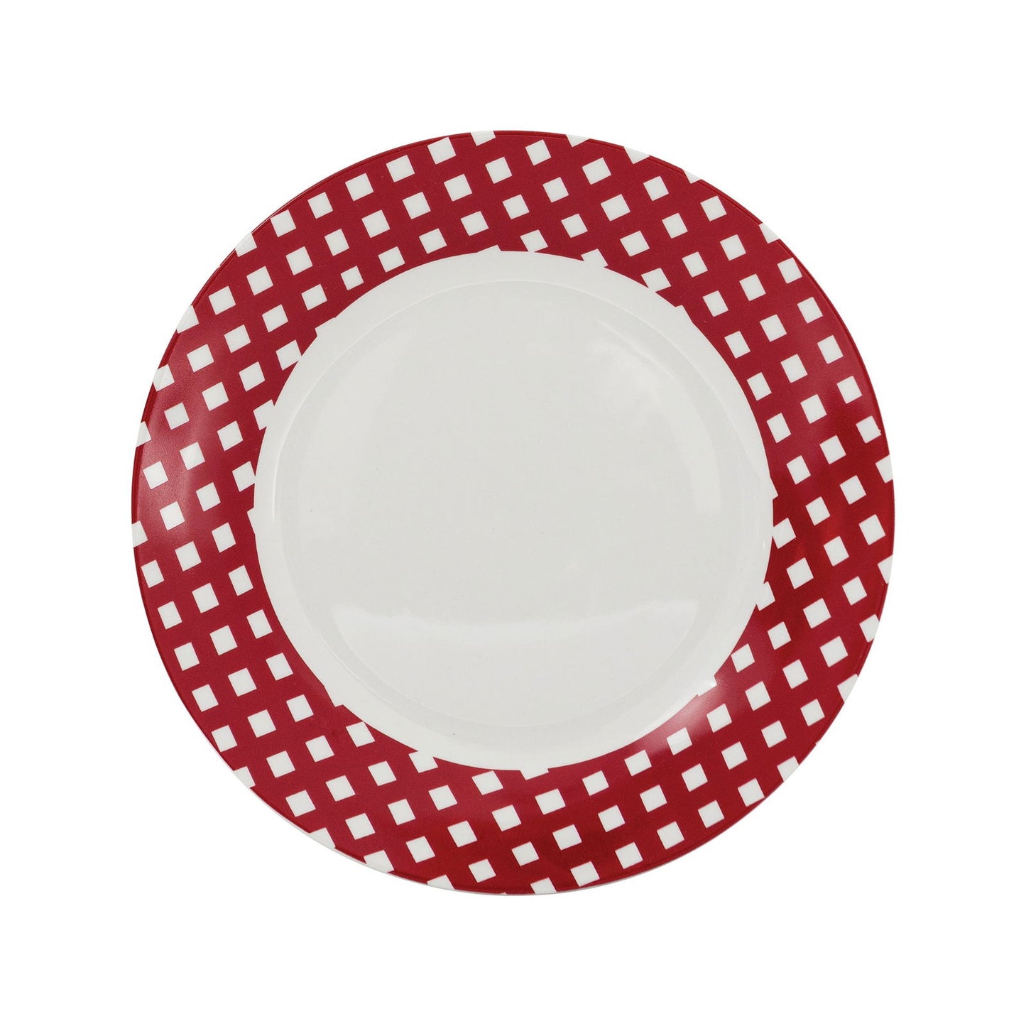 Dinnerware 12 Piece Rimmed Porcelain - Rouge - Www.Shopthatapp.com