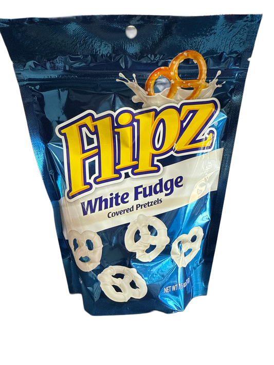 Flipz White Fudge Covered Pretzels 212G - U.S Edition - www.Shopthatapp.com