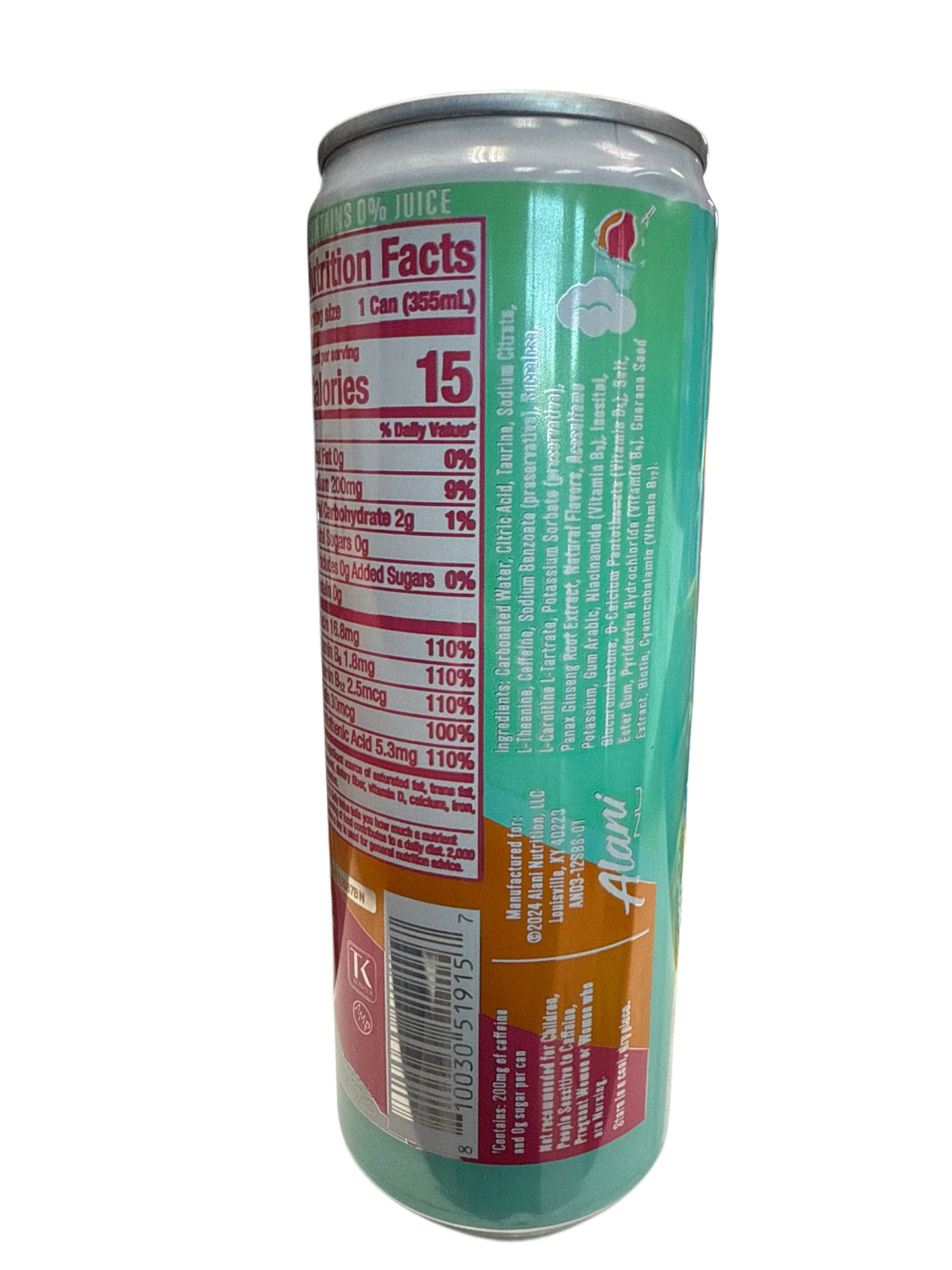 Alani Nu Limited Edition Sherbet Swirl Energy Drink 355ML - International Edition - www.Shopthatapp.com