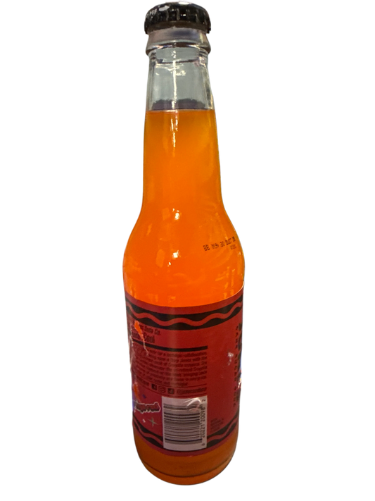 Jones Crayola Limited Edition Orange Red Glass Bottle 355ML - U.S Edition - www.Shopthatapp.com