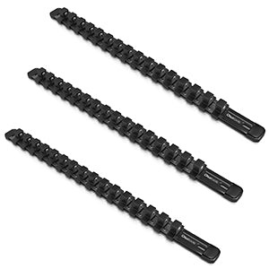 Aluminum Socket Organizer Rails With Rubber End Caps - www.Shopthatapp.com
